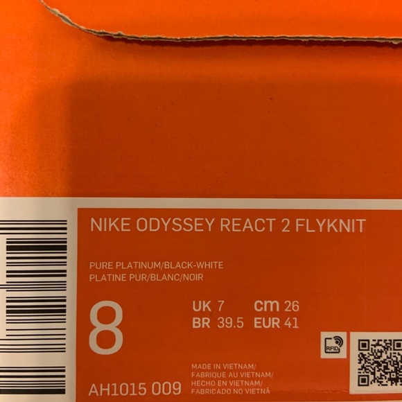 New Nike Odyssey React Flyknit 2 Running Shoes - Picture 8 of 8